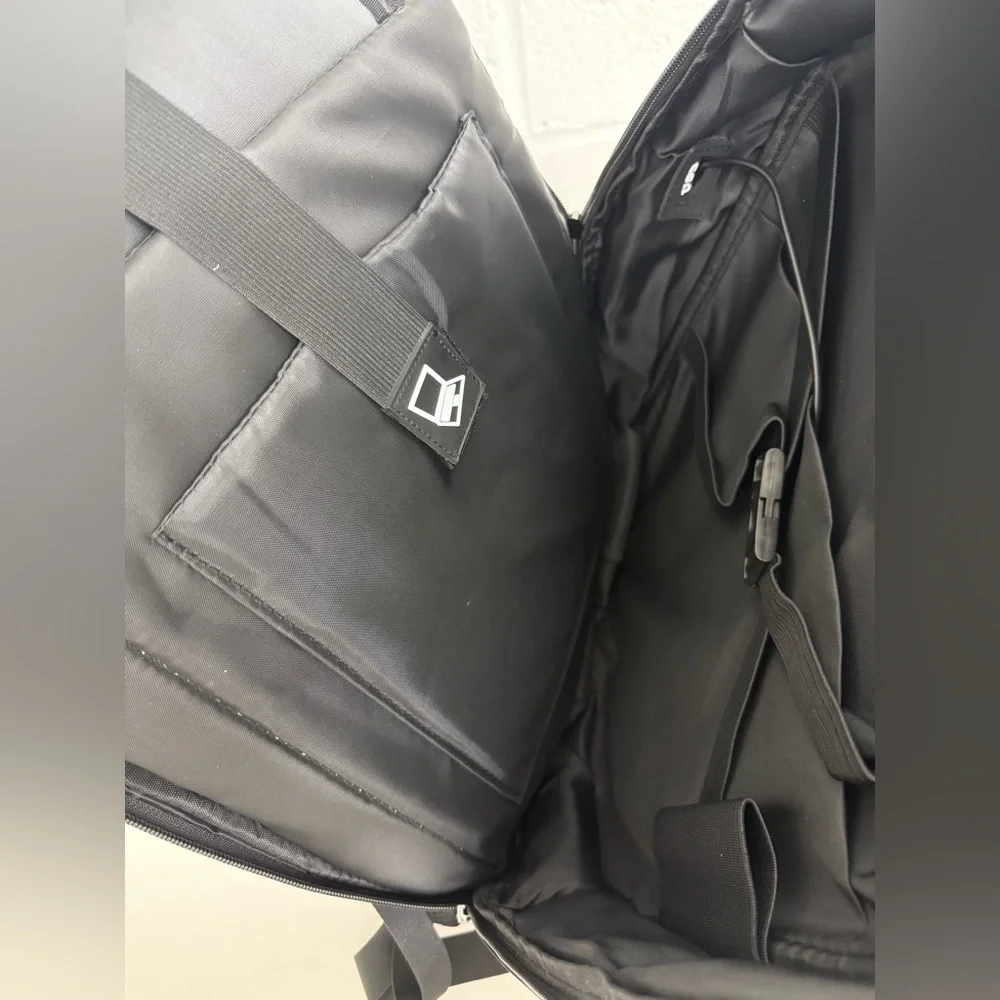 Hard shell Glossy Black Gaming‎ Laptop Backpack